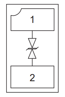 Schematic - Semtech uClamp5591P μClamp® TVS Diode